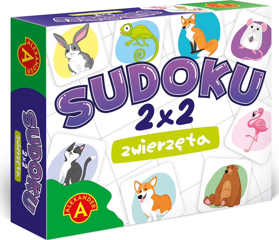 Alexander Sudoku 2x2 Zwierzęta