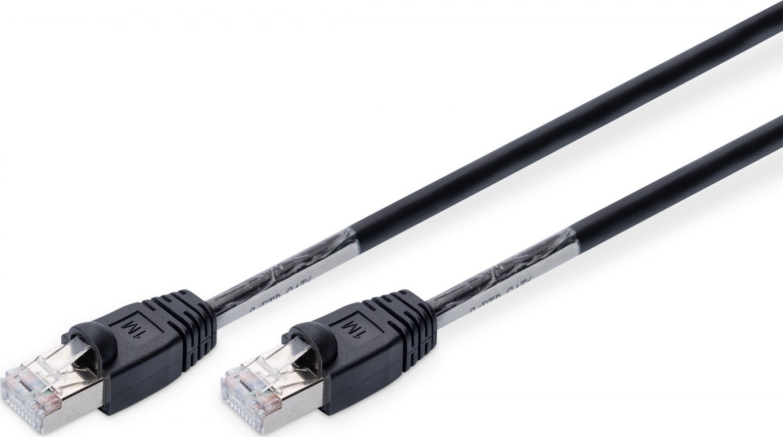 Digitus Professional - Patch Cable - RJ-45 (M) to RJ-45 (M) - 1 m - SFTP - CAT 6 - Czarny