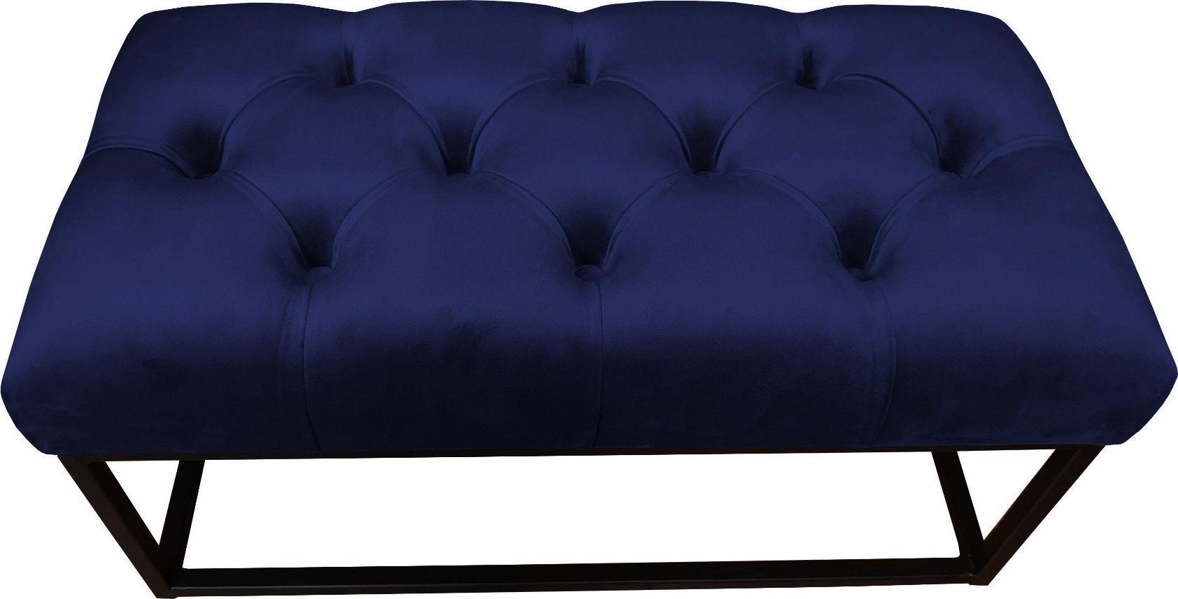 Atos Ławka CHARLIE MG VELVET granatowa