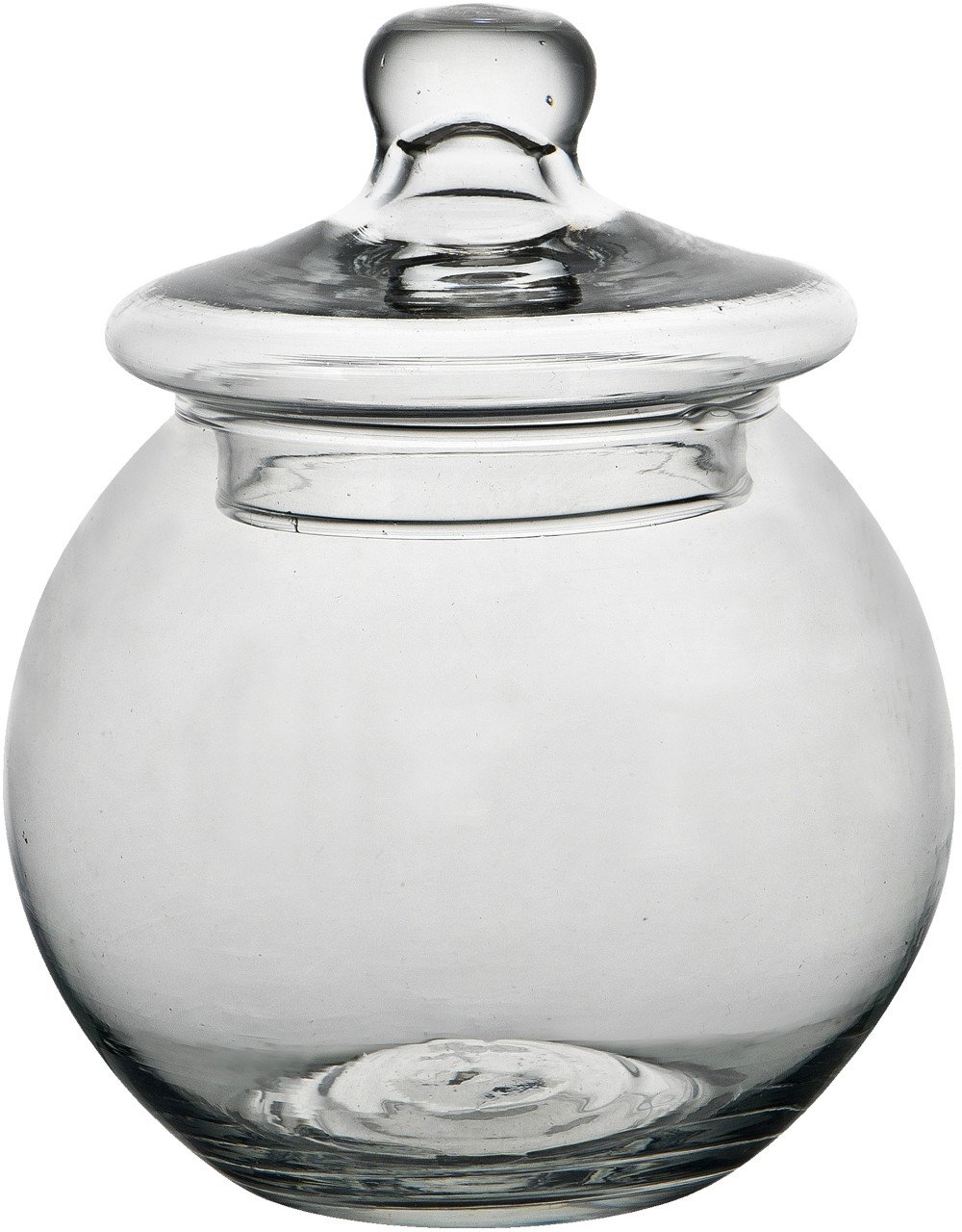 Bombonierka szklana z pokrywą H-18 cm Sigma