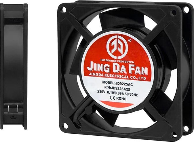 Blow 85-942# Wentylator 92x25mm 230v ślizg. terminal