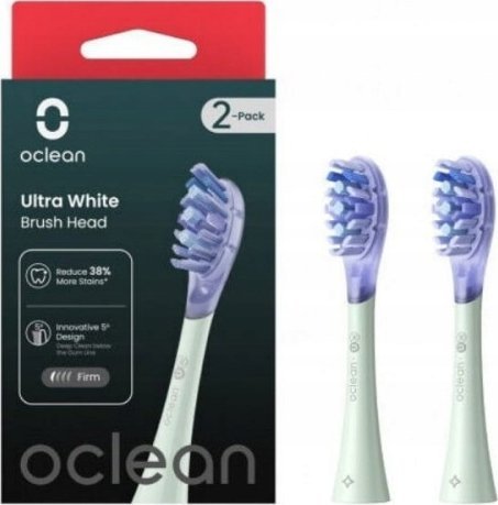 Końcówka Oclean Ultra White - do szczoteczki sonicznej, miętowe, 2 szt.