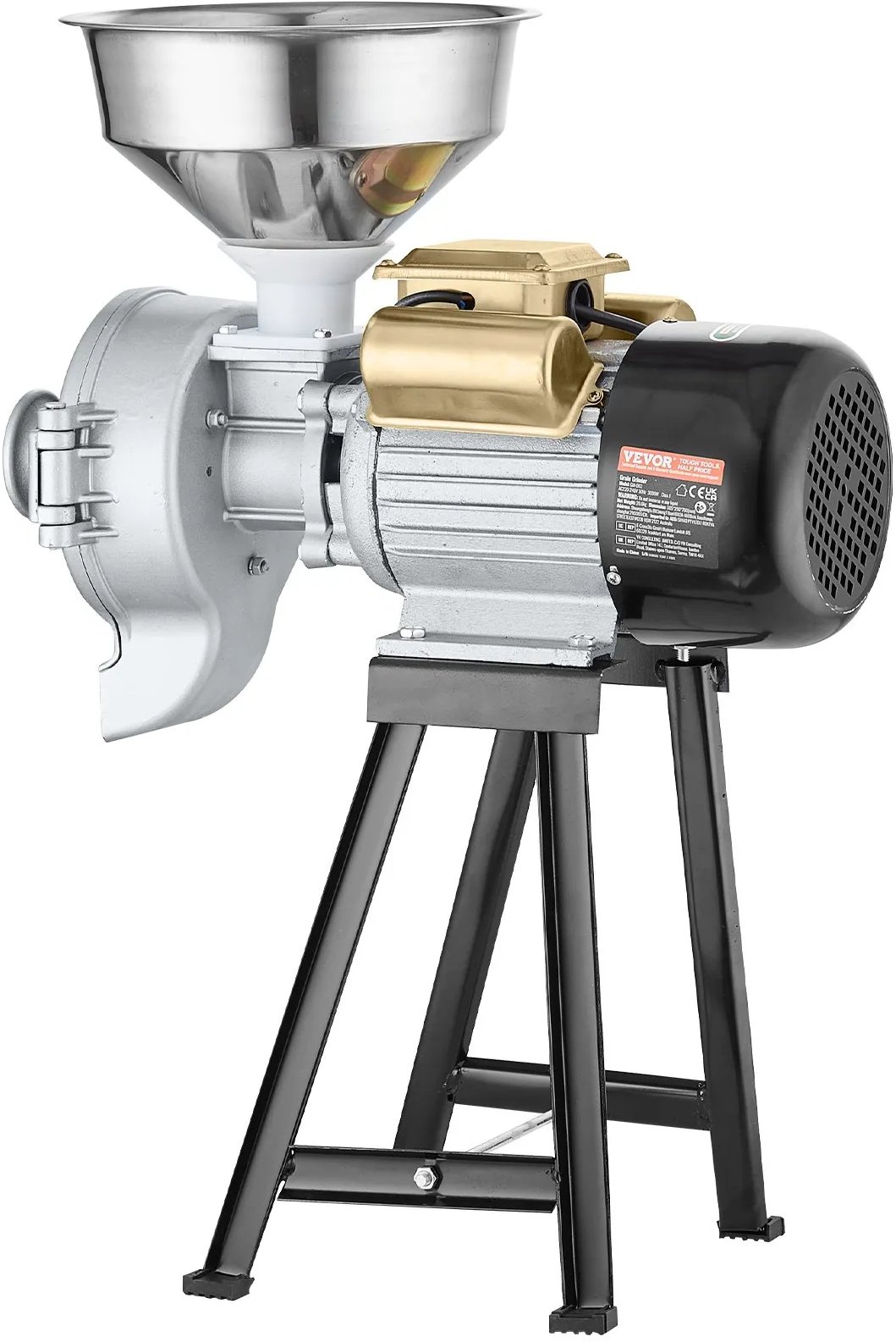 Młynek zbożowy elektryczny 3000W regulacja grubości pasza mąka