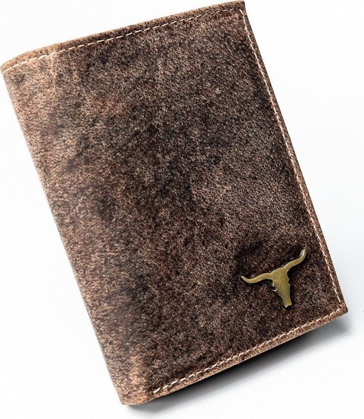 Buffalo Wild Klasyczny portfel męski z przecieranej skóry naturalnej Buffalo Wild