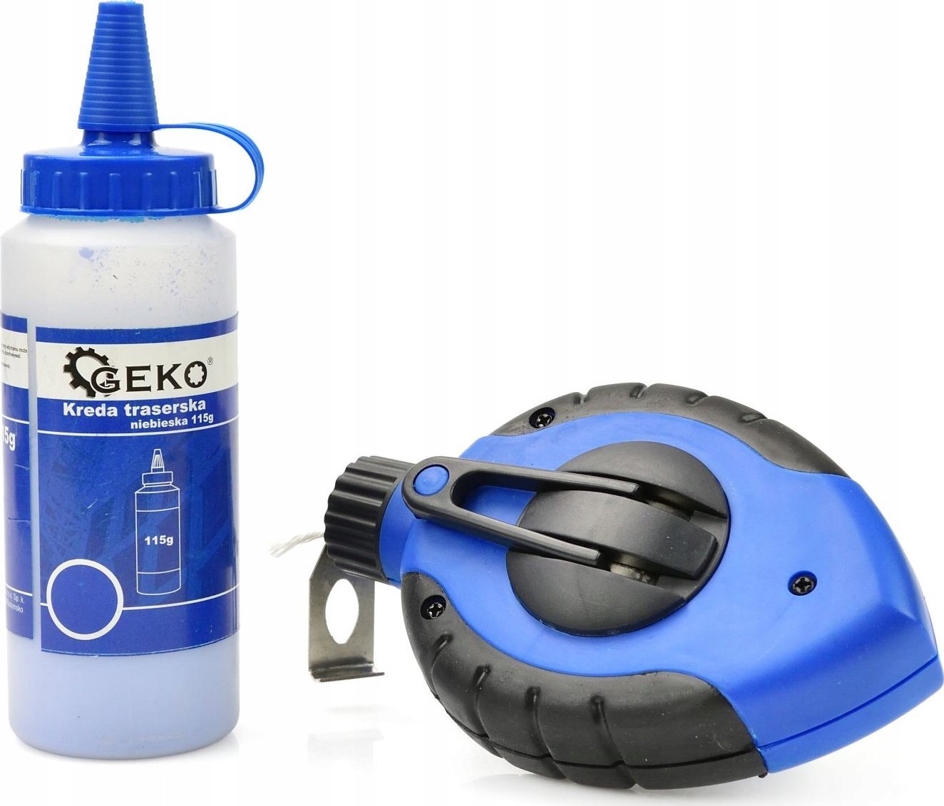 Geko Sznurek traserski 30m + kreda niebieska 115g
