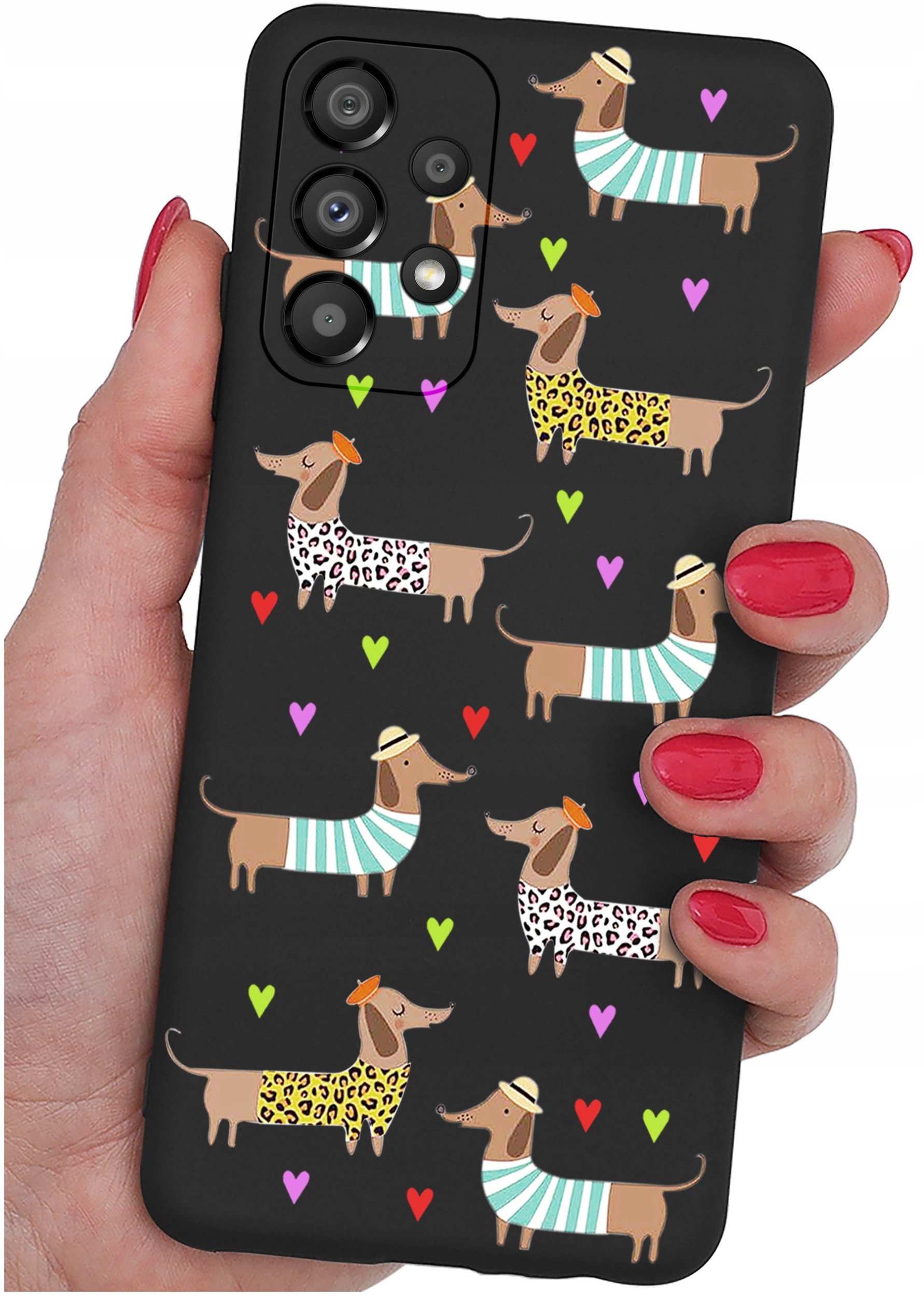 Etui do Samsung Galaxy A33 5G WZORY |SILIKONOWE MATT CASE + SZKŁO 9H