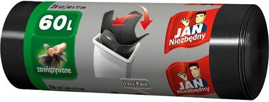 Grosik Worki na śmieci 60L 26szt. (ZZA387600)
