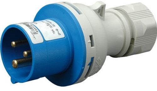 EV 1632 16A. 230V. 2P+PE KIŠTUKAS IP44