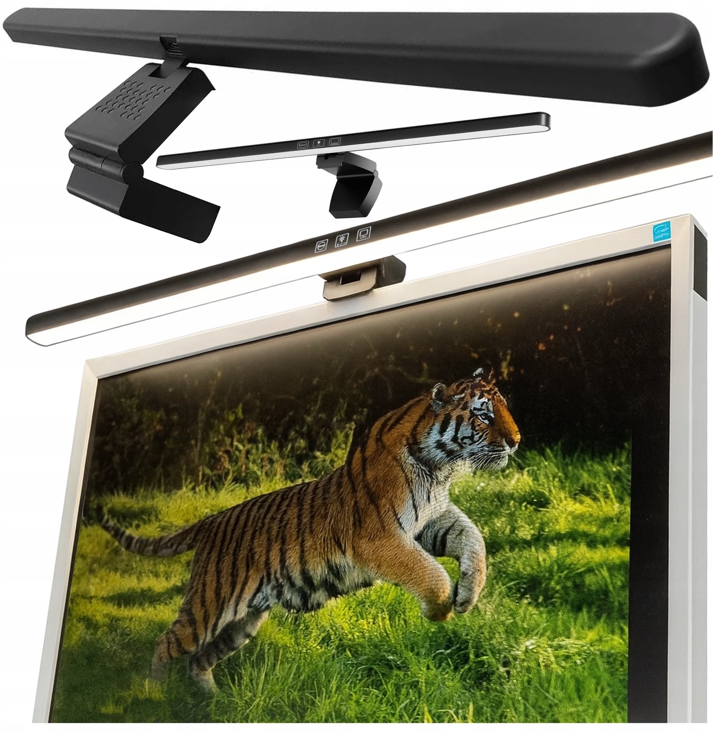 Lampka LED na Monitor komputer Biurko Alogy ProView Regulowana dotykowa na szerokie biurko Czarna