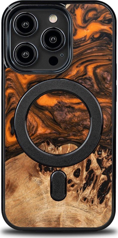 BeWood Etui Bewood Unique na iPhone 14 Pro - Orange z MagSafe