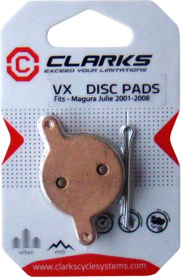 Clarks Okładziny Hamulcowe MAGURA (Julie 2001-2008) Organiczne (CLA-VX808C)
