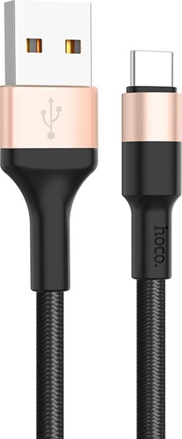 Kabel USB Hoco USB-A - USB-C Czarny
