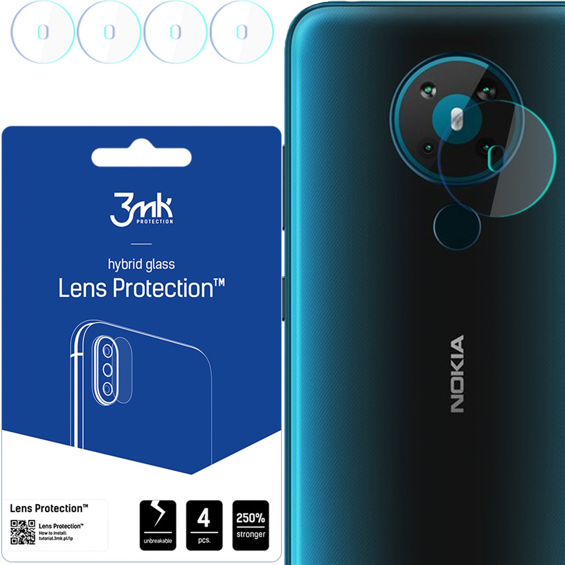 NOKIA 5.3 - 3MK LENS PROTECTION