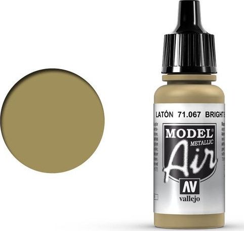Vallejo Vallejo Model Air Bright Brass (Metallic) 71.067 uniwersalny