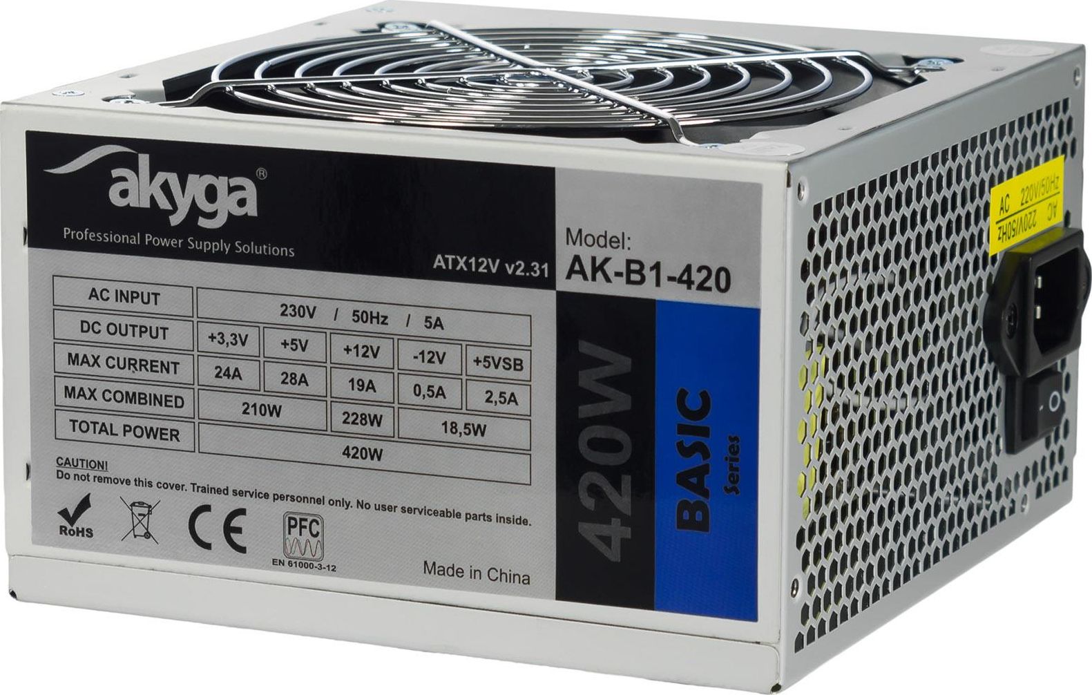 Zasilacz Akyga Basic 420W (AK-B1-420)