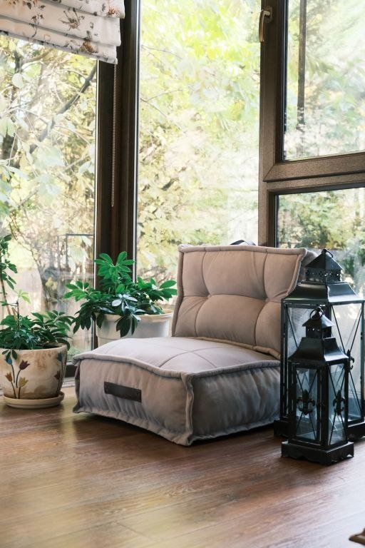 Asir Poduszka do siedzenia, 60 x 62 x 60 cm, szara