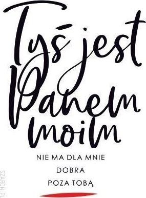 Szaron Magnes na lodówkę - Tyś jest Panem moim jasny