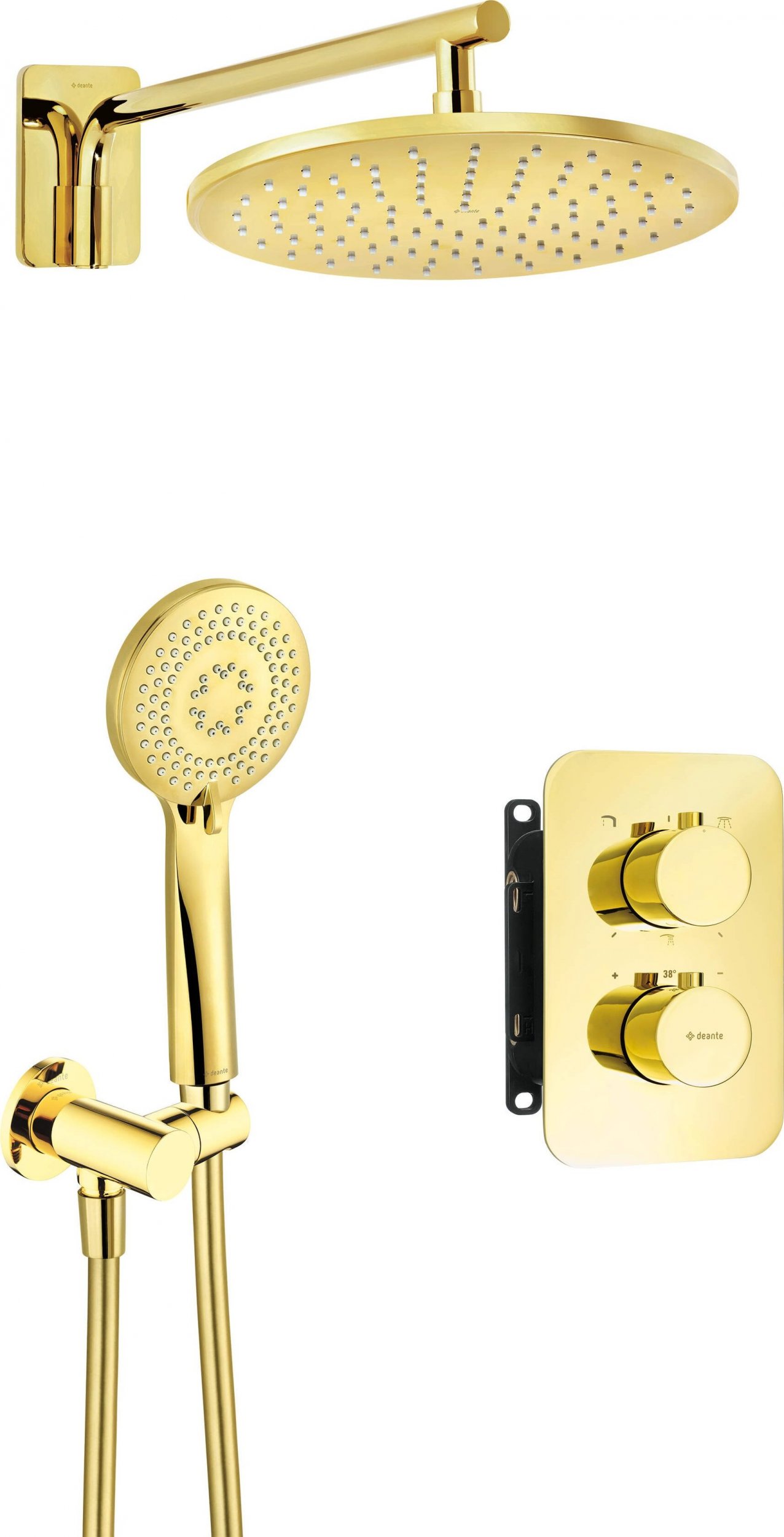 Zestaw prysznicowy Deante Zestaw prysznicowy podtynkowy z BOXem termostatycznym