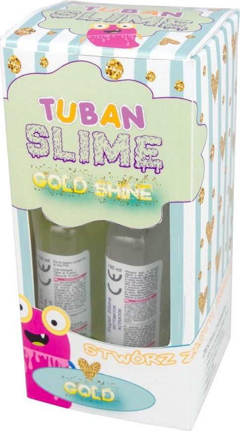 TUBAN Zestaw Diy Super Slime Gold Shine TUBAN