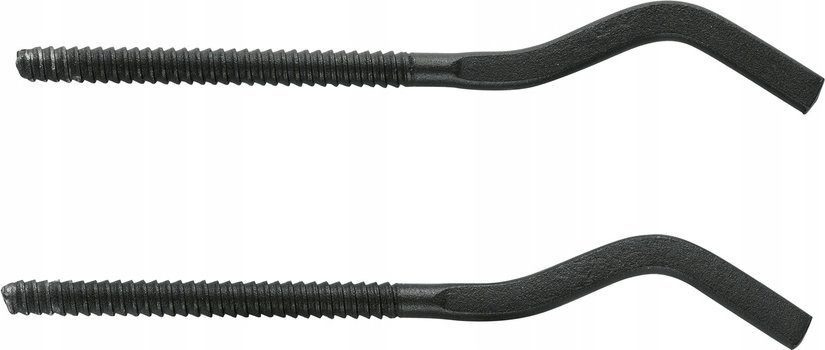 864-040-81 / KFA / AKCESORIA DO GRZEJNIKÓW / KOMPLET WIESZAKÓW DO GRZEJNIKA Z KOŁKIEM ROZPOROWYM W KOLORZE CZARNYM /