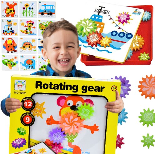 UKŁADANKA GUZIKOWA EDUKACYJNE PLANSZE TABLICE DLA DZIECI KREATYWNA MOZAIKA