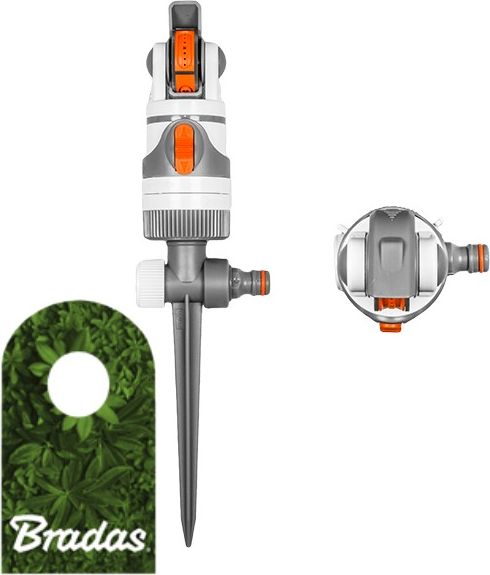 Bradas Zraszacz obrotowy 4-funkcyjny na kolcu WHITE LINE WL-Z01 Bradas 5459