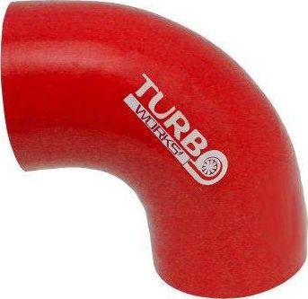 TurboWorks Kolanko 90st TurboWorks Red 70mm