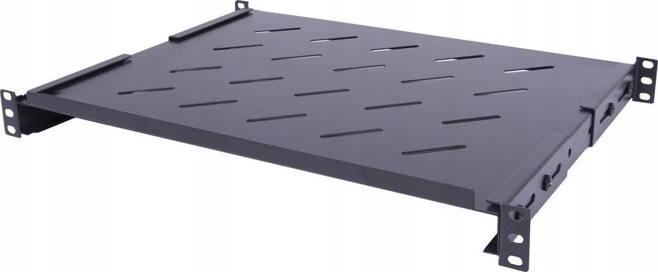 TKH Półka regulowana 19 cali 1U gł. 350-450mm mocowanie w 4 punktach CCAS-P-350