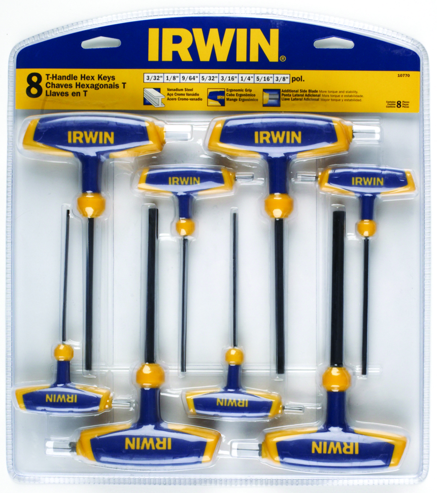 Irwin Zestaw kluczy imbusowych hex typ T 2,5-10mm 8szt. (T10771)
