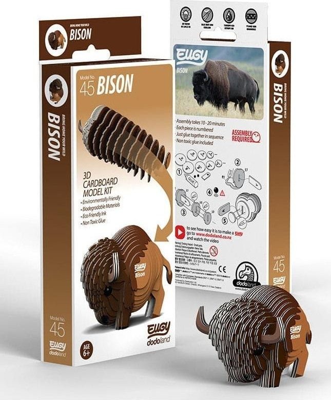 Bizon Eugy. Eko Układanka 3D