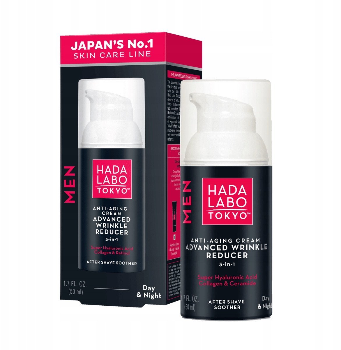 Hada Labo Tokyo, Men, Collagen, Anti-Aging, Day, Cream, Face, 50 ml For Women