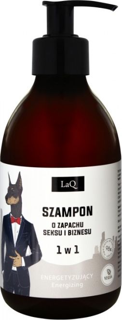 LaQ Szampon dla mężczyzn energetyzujący 1w1 Doberman 300ml