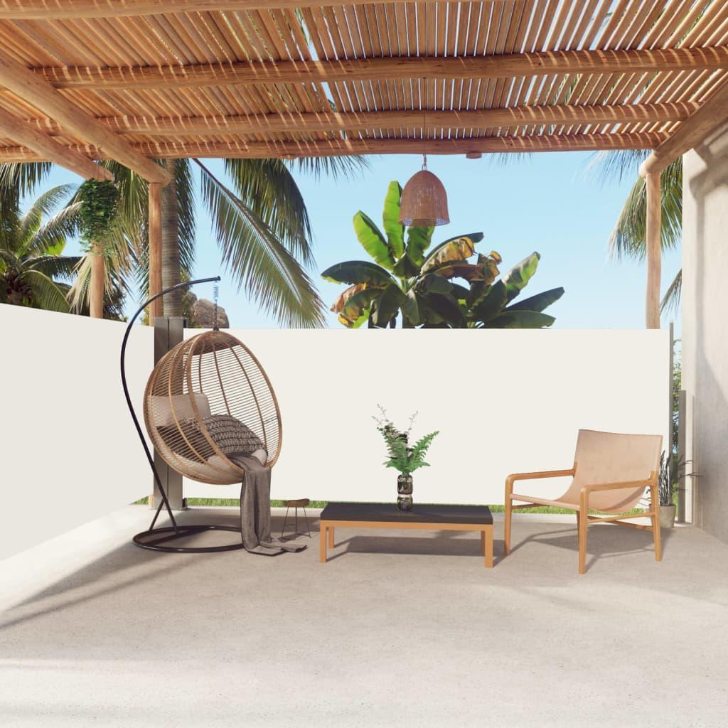 vidaXL vidaXL Zwijana markiza boczna, kremowa, 140 x 600 cm