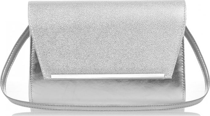 Solome SREBRNA KOPERTÓWKA TOREBKA DAMSKA SOLOME M10 MAT