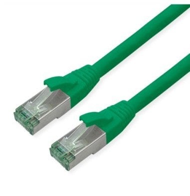 ROLINE RM S/FTP (PiMF) Patch Cord Cat.6A, zielony, 1,5 m