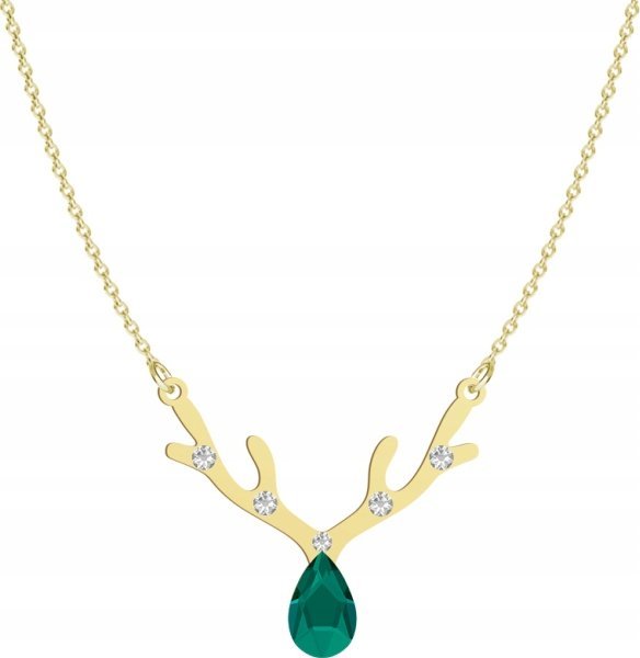 Radziszewska Jewellery Naszyjnik Pozłacany Renifer Boże Narodzenie