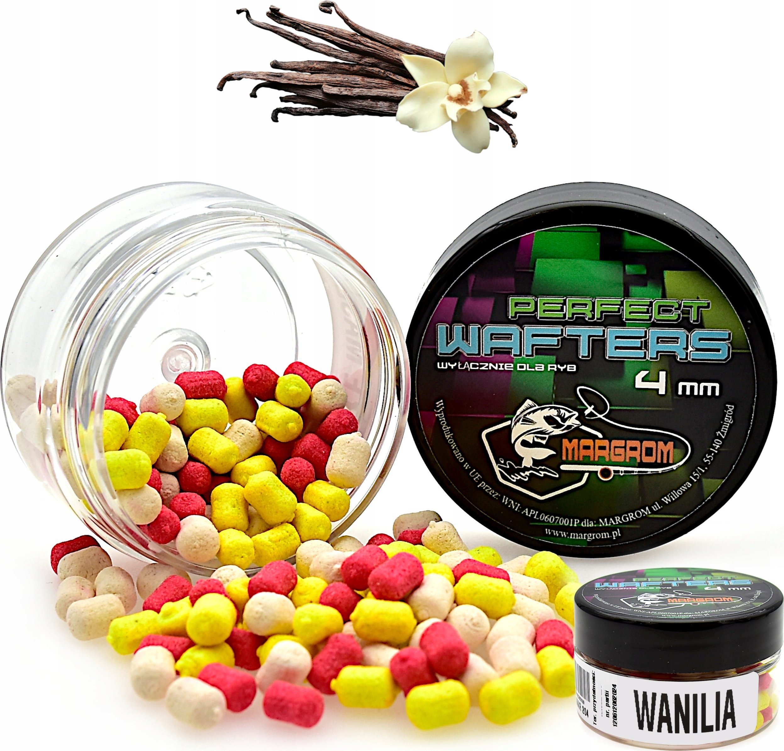 Margrom MARGROM Perfect WAFTERS 4mm 25ml aromat WANILIA przynęta