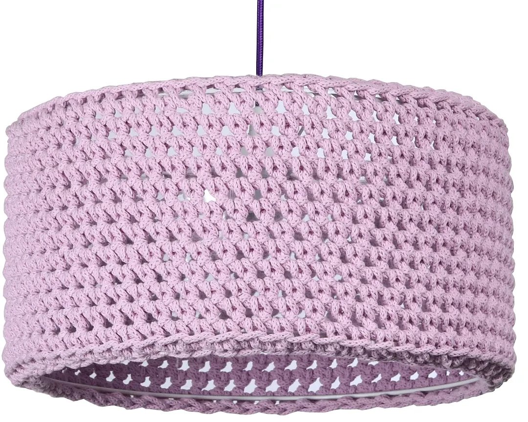 Lampa wisząca COTTON 40 fioletowa BPS KONCEPT