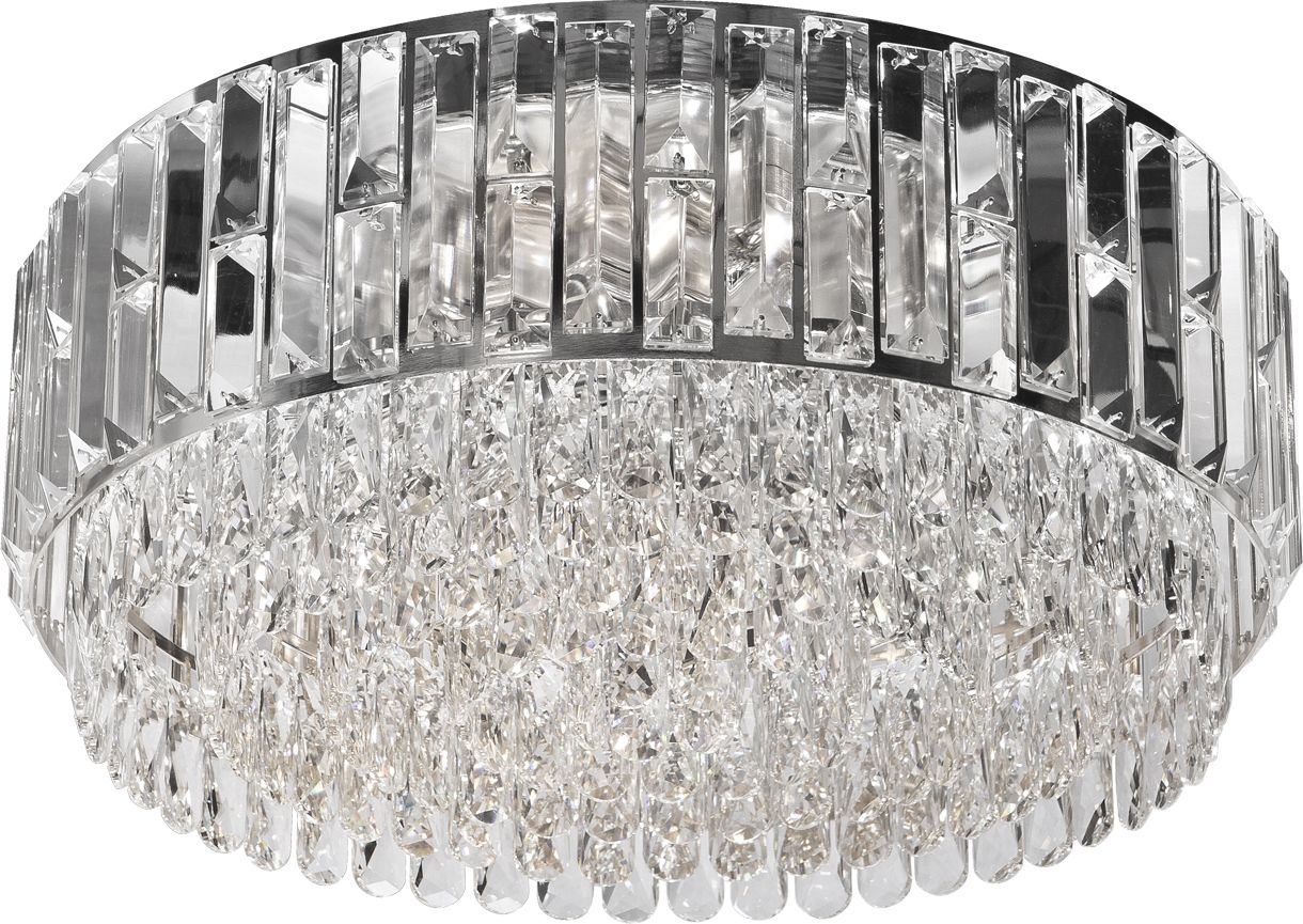 Lampa sufitowa Witek Home Plafon kryształowy Frost Chrome 60253/16