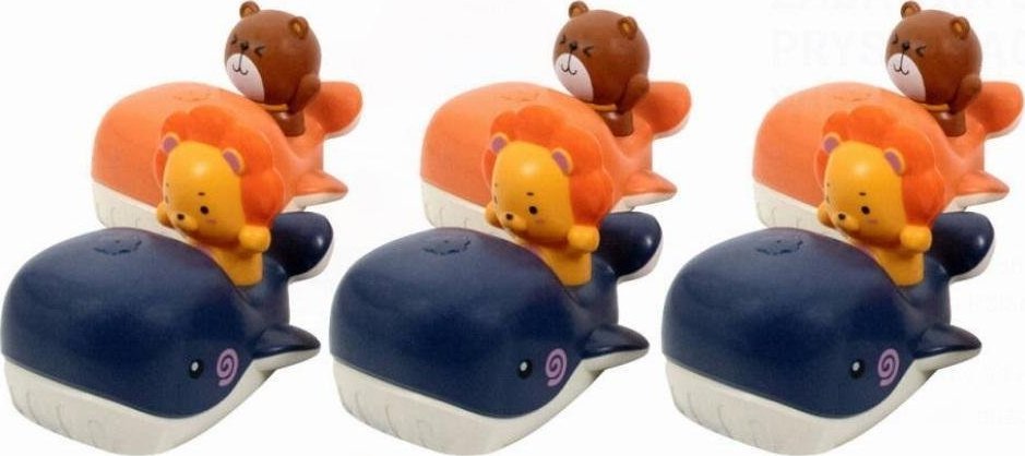 Icom Poland ZABAWKA DO KĄPIELI, PRYSKAJĄCY WODĄ WIELORYB - 1 szt.