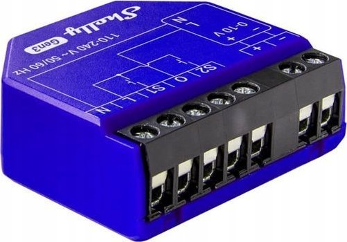 Sterownik Oświetlenia Shelly Dimmer 0/1-10V PM Gen3