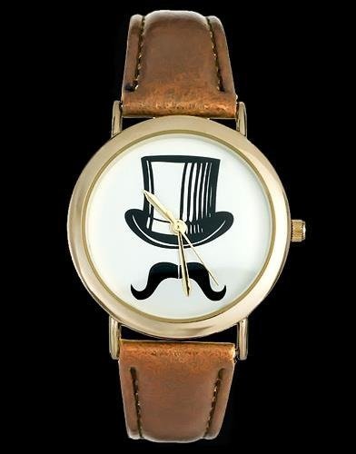 Zegarek ZEGAREK DAMSKI CYLINDER, WĄSY - asox (zx580a)