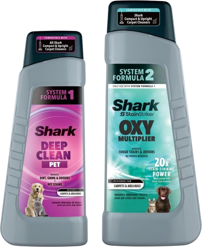 Shark StainStriker Pet 946 ml / 473 ml - Tirisanas lidzeklu komplekts