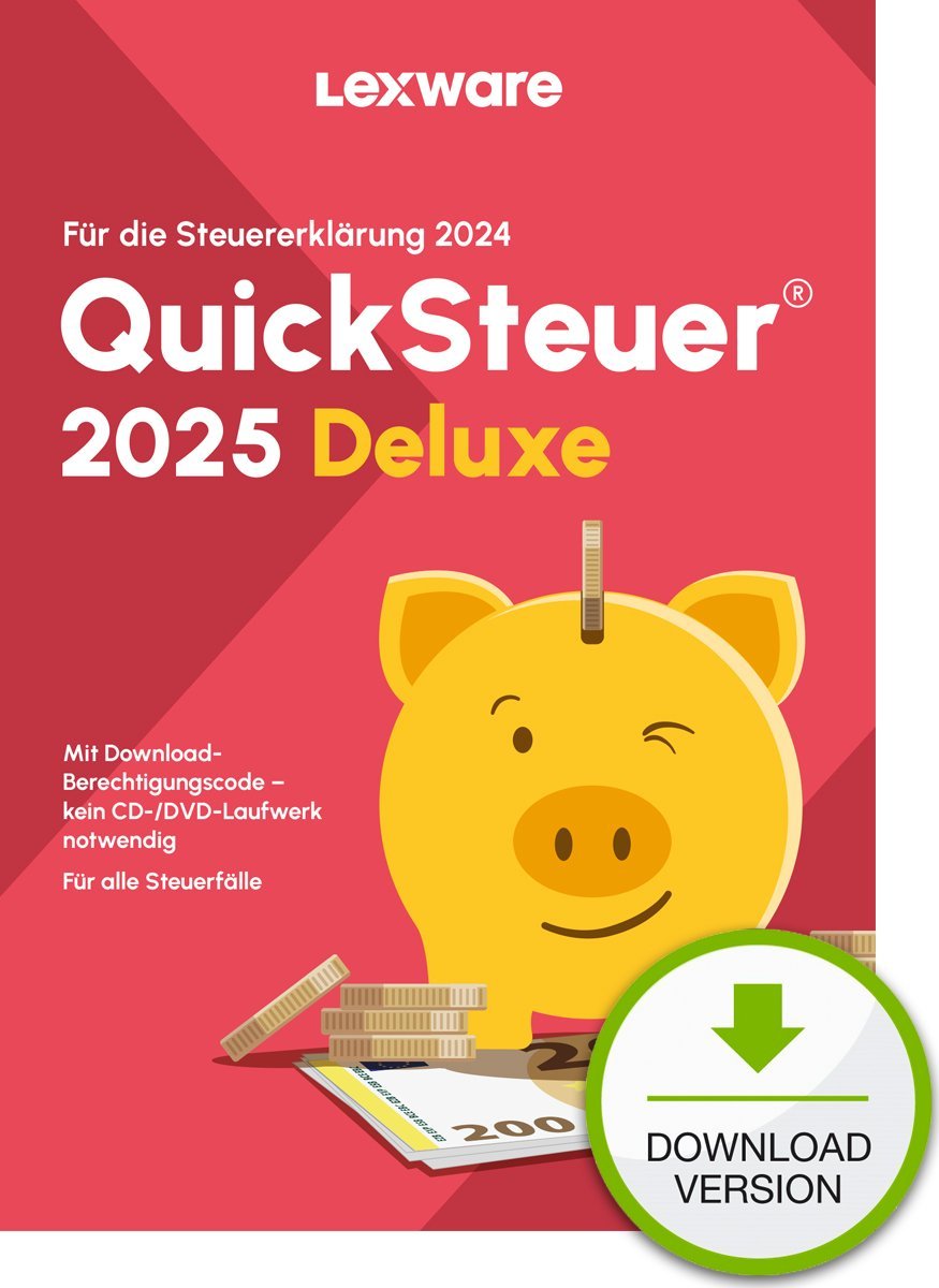 Program Lexware ESD / QuickSteuer Deluxe 2025 / Online Download