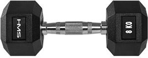 HMS ‎‎Hantel Hex Pro gumowany 1 x 8 kg