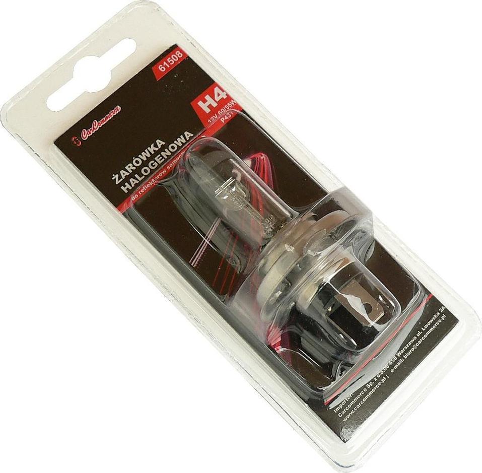 Carcommerce ŻARÓWKA H4 12V 60/55W P43T- 1szt. blister