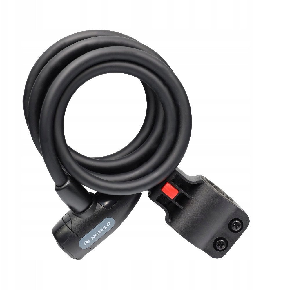 ZAPIĘCIE ROWEROWE ZAMKNIĘCIE SPIRALA NA KLUCZ NEXELO L233751NEX