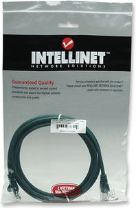 Intellinet Network Solutions PATCH CORD CAT6 UTP 5,0M ZIELONY 100% MIEDŹ (343718)
