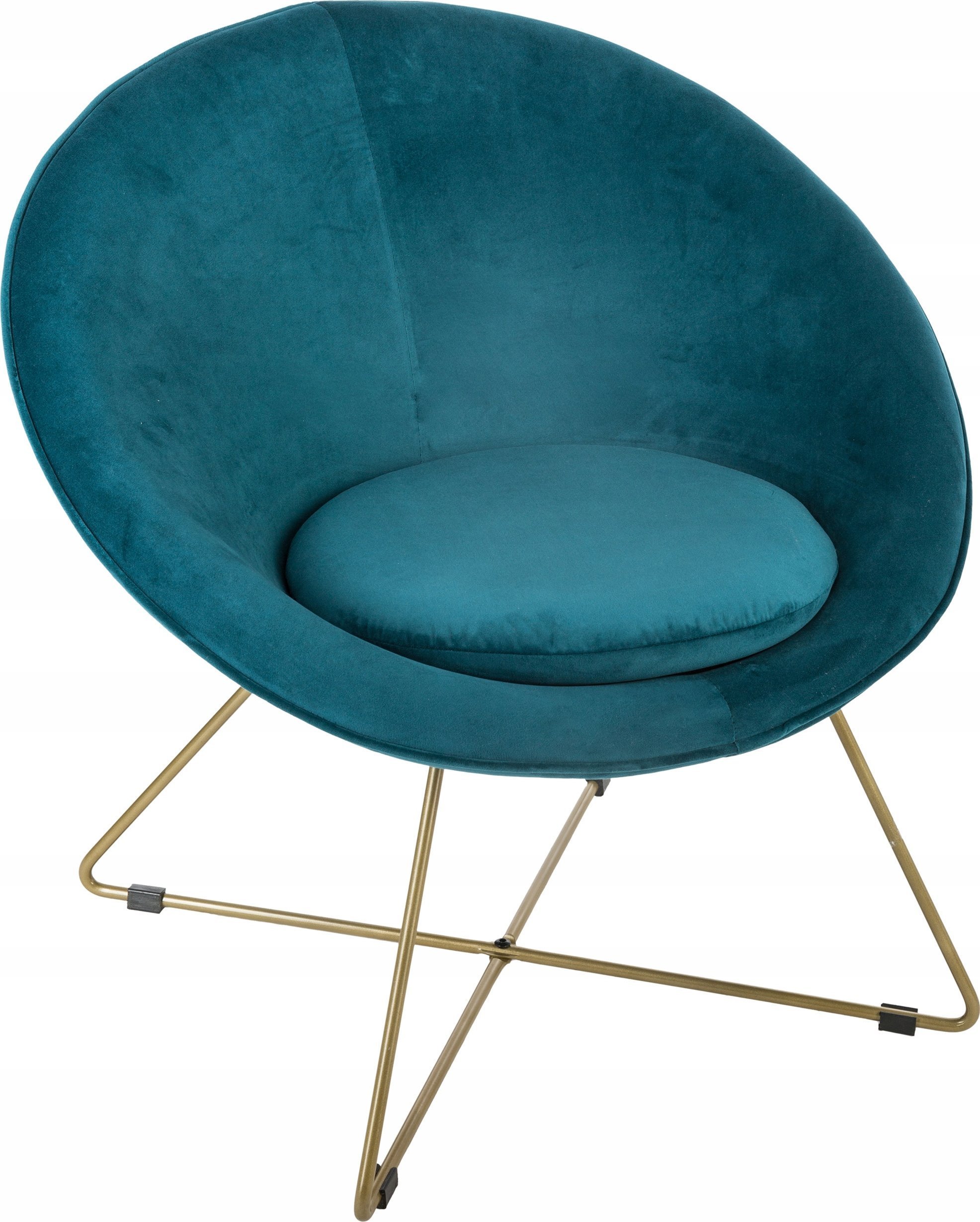 Atmosphera Fotel wypoczynkowy do salonu EVAN, kolor morski