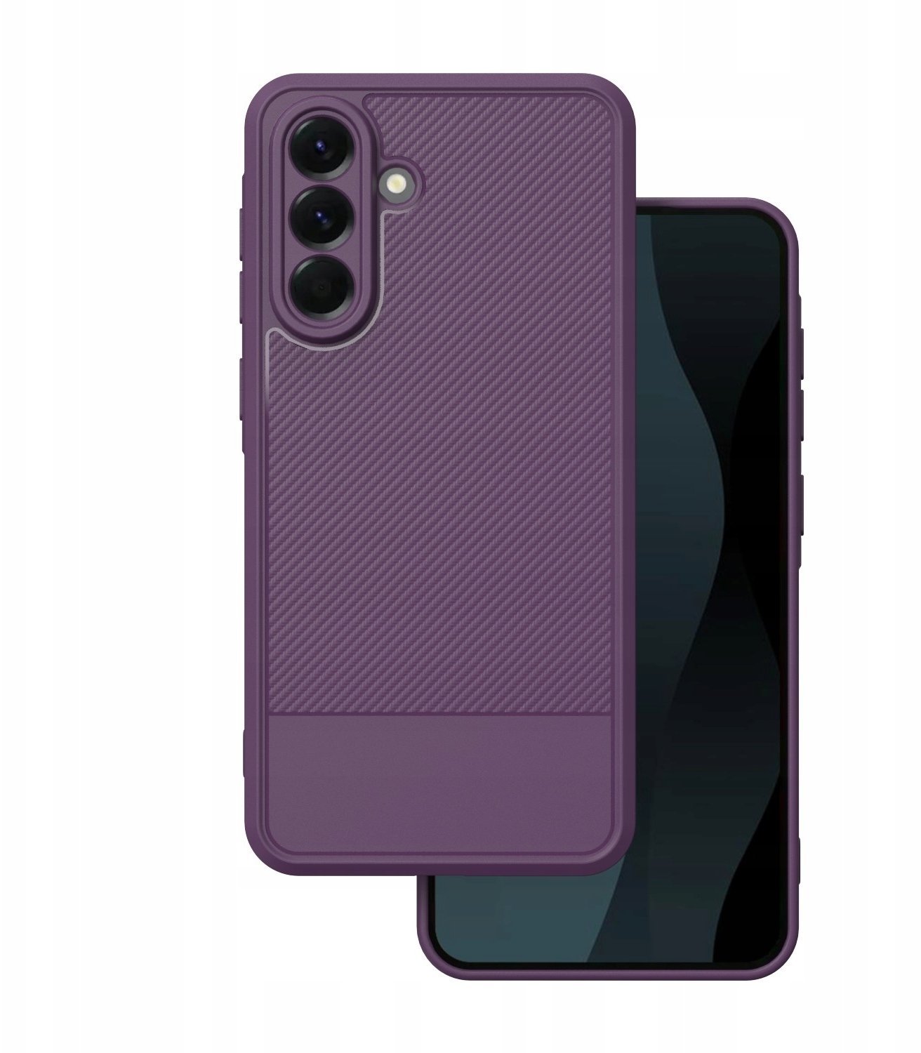 Nakładka Carbon Simple case do Samsung Galaxy A56 5G fioletowy
